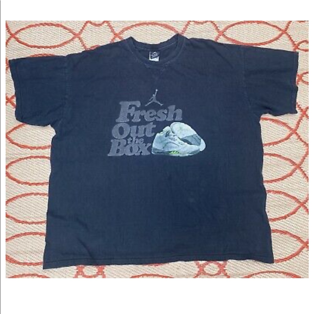 Vintage Nike Fresh Out The Box Jordan 5 T Shirt